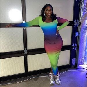 Multicolor Maxi Dress